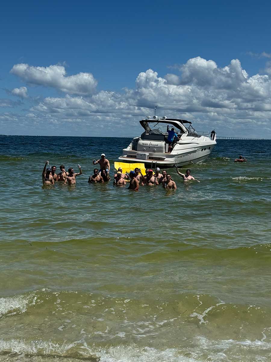 Well Played Charters guests and yachts on Florida's Gulf Coast