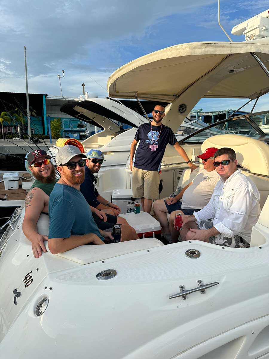 Well Played Charters guests and yachts on Florida's Gulf Coast